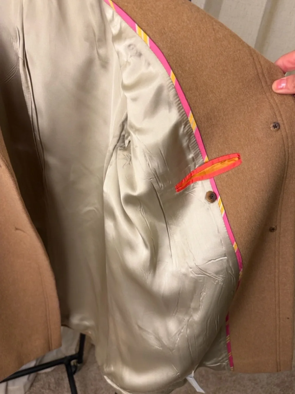 J Crew “Carrie” Wool/Cashmere Car Coat size 6 - Picture 6 of 7